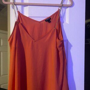 Torrid Sophie Georgette Chain-Link Strap Swing Cami Size